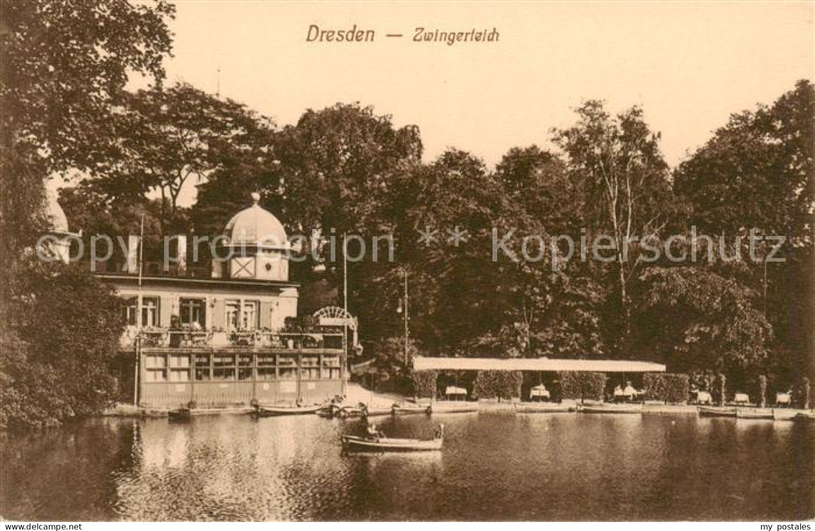 73816653 Dresden Elbe Zwingerteich  - Dresden