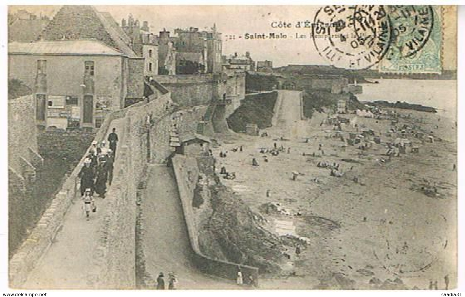 35   SAINT MALO  LES REMPARTS    1905 - Saint Malo