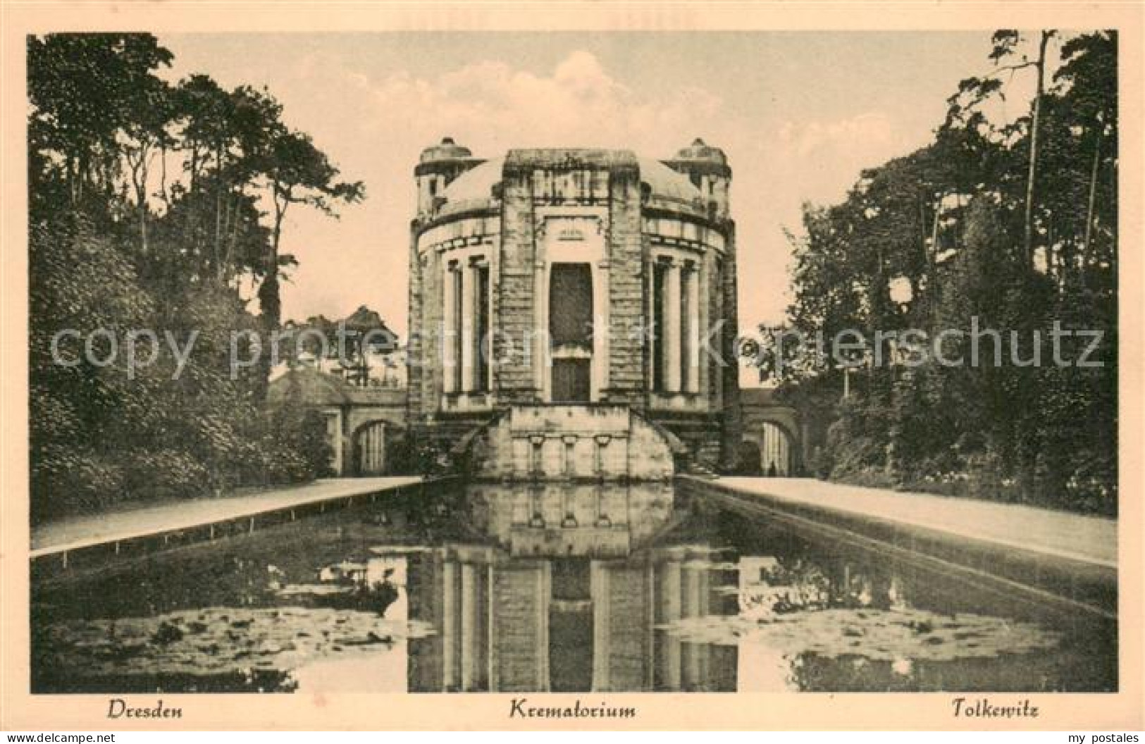 73816640 Dresden Elbe Krematorium Tolkewitz  - Dresden