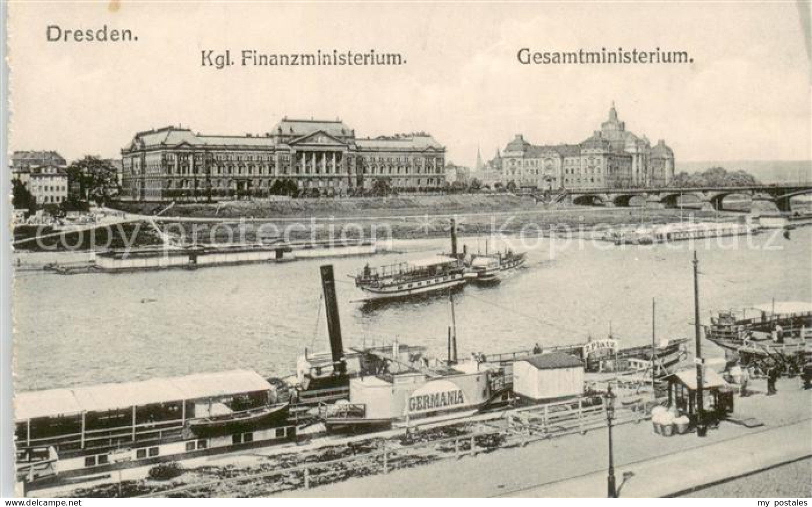 73816637 Dresden Elbe Kgl Finanzministerium Gesamtministerium  - Dresden