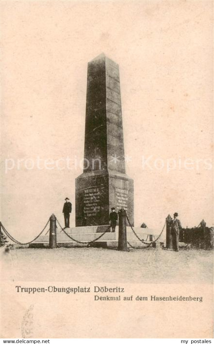 73816632 Doeberitz Truppenuebungsplatz Denkmal Auf Dem Hasenheidenberg Feldpost  - Dallgow-Doeberitz