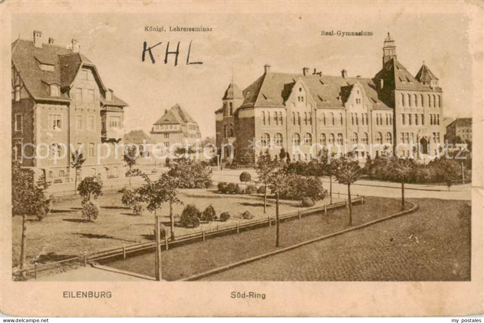 73816622 Eilenburg Kgl Lehrerseminar Real Gymnasium Sued Ring Eilenburg - Eilenburg