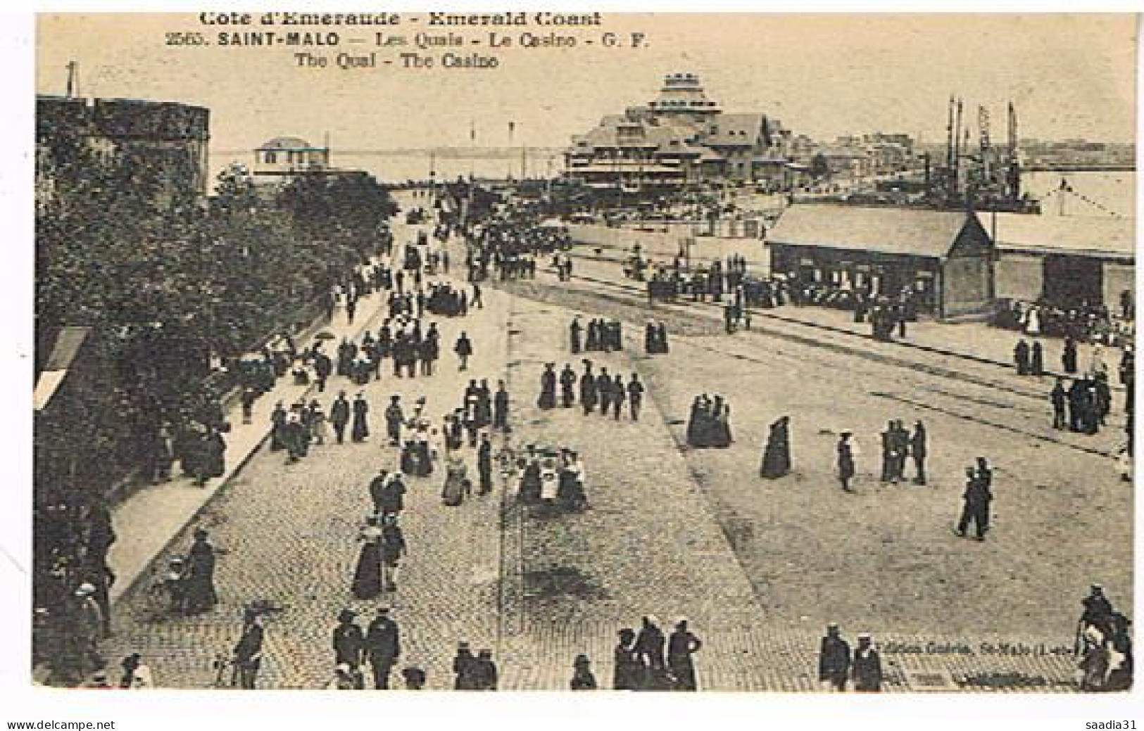 35   SAINT MALO  LES QUAIS LE CASINO - Saint Malo