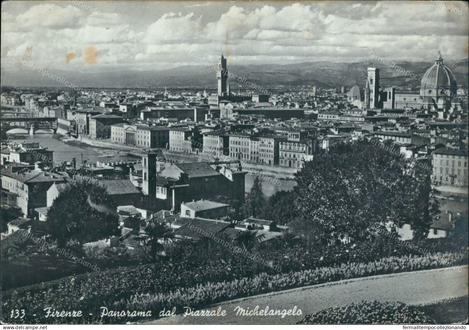 G761 Cartolina Firenze Citta' Panorama Dal Piazzale Michelangelo Toscana - Firenze