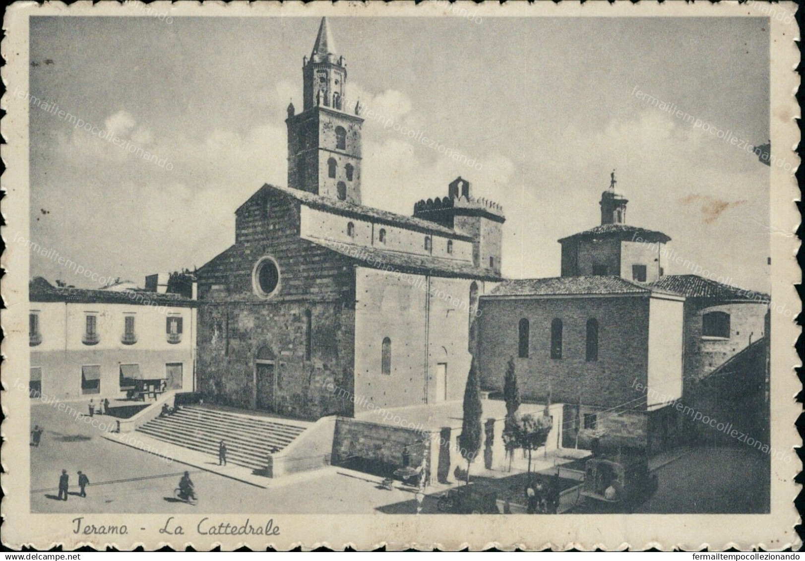 G766 Cartolina Teramo Citta' La Cattedrale Abruzzo - Teramo