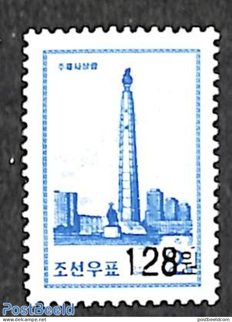 Korea, North 2006 128w On 2W Overprint, Stamp Out Of Set, Mint NH - Corea Del Nord