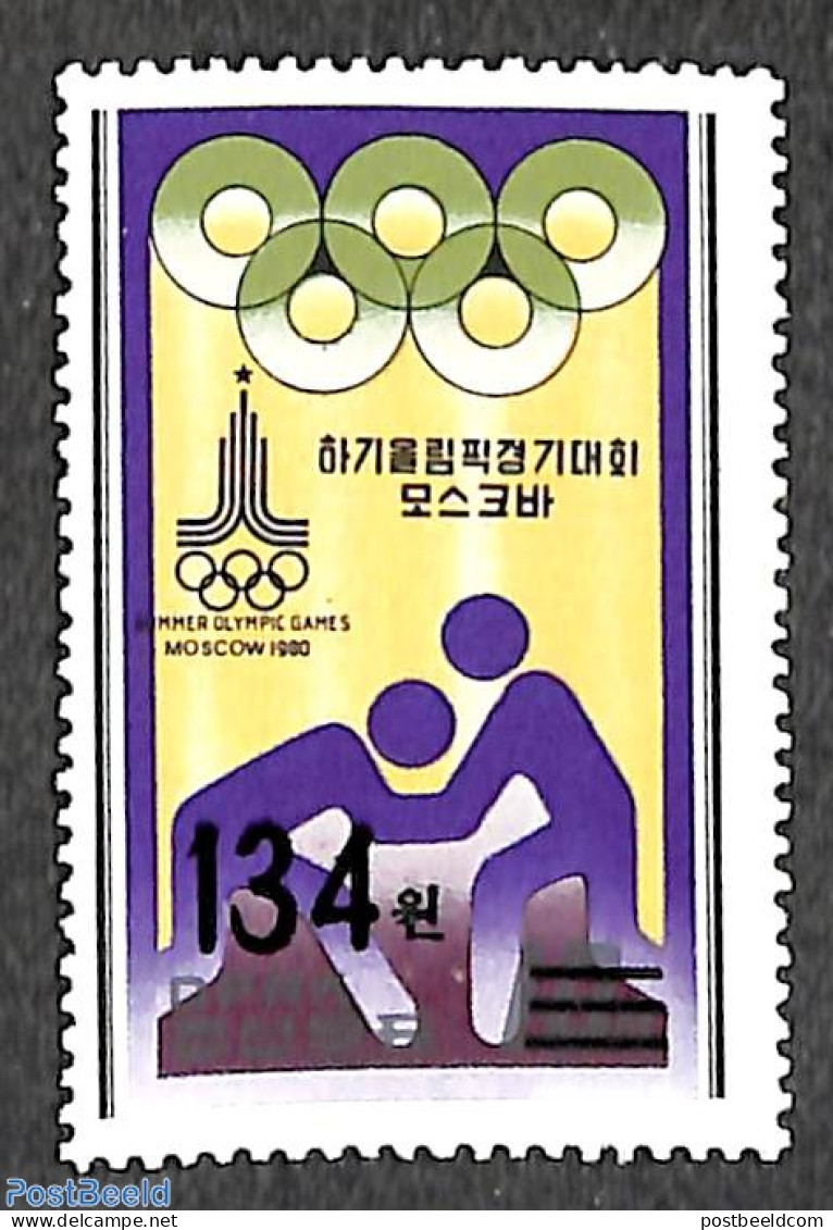 Korea, North 2006 134W On 10ch Overprint, Stamp Out Of Set, Mint NH, Sport - Olympic Games - Corée Du Nord