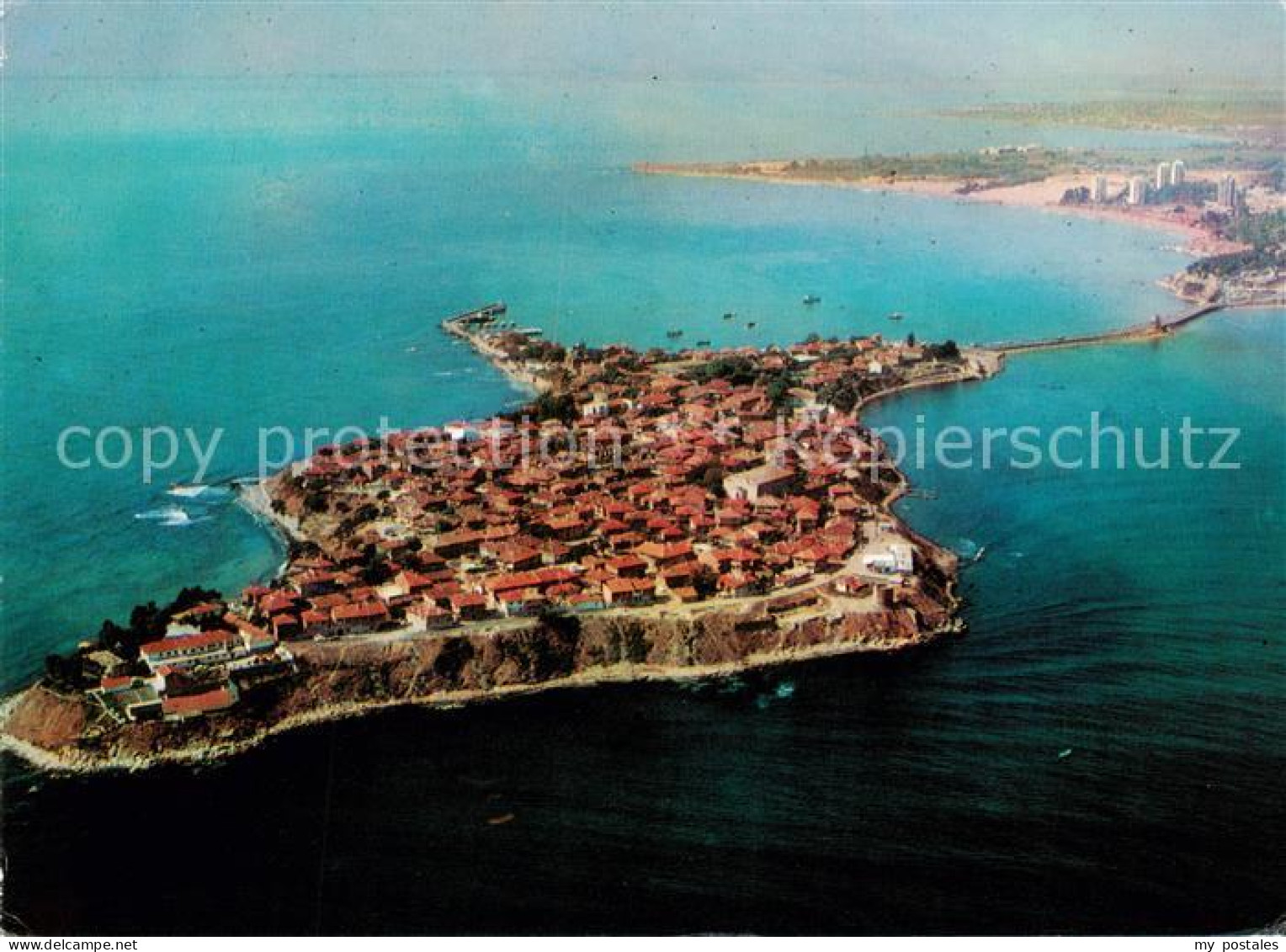 73816524 Nessebar Nessebyr Nessebre BG Fliegeraufnahme  - Bulgarien