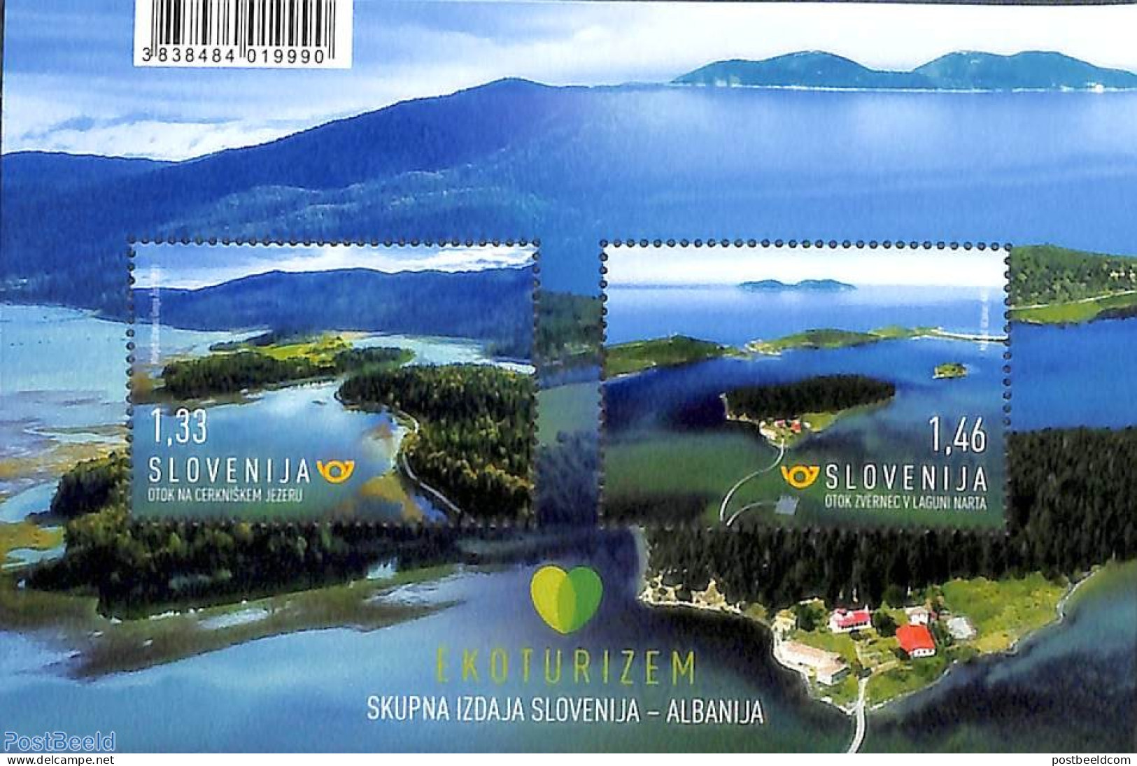 Slovenia 2021 Tourism S/s, Joint Issue Albania, Mint NH, Various - Joint Issues - Tourism - Emissions Communes
