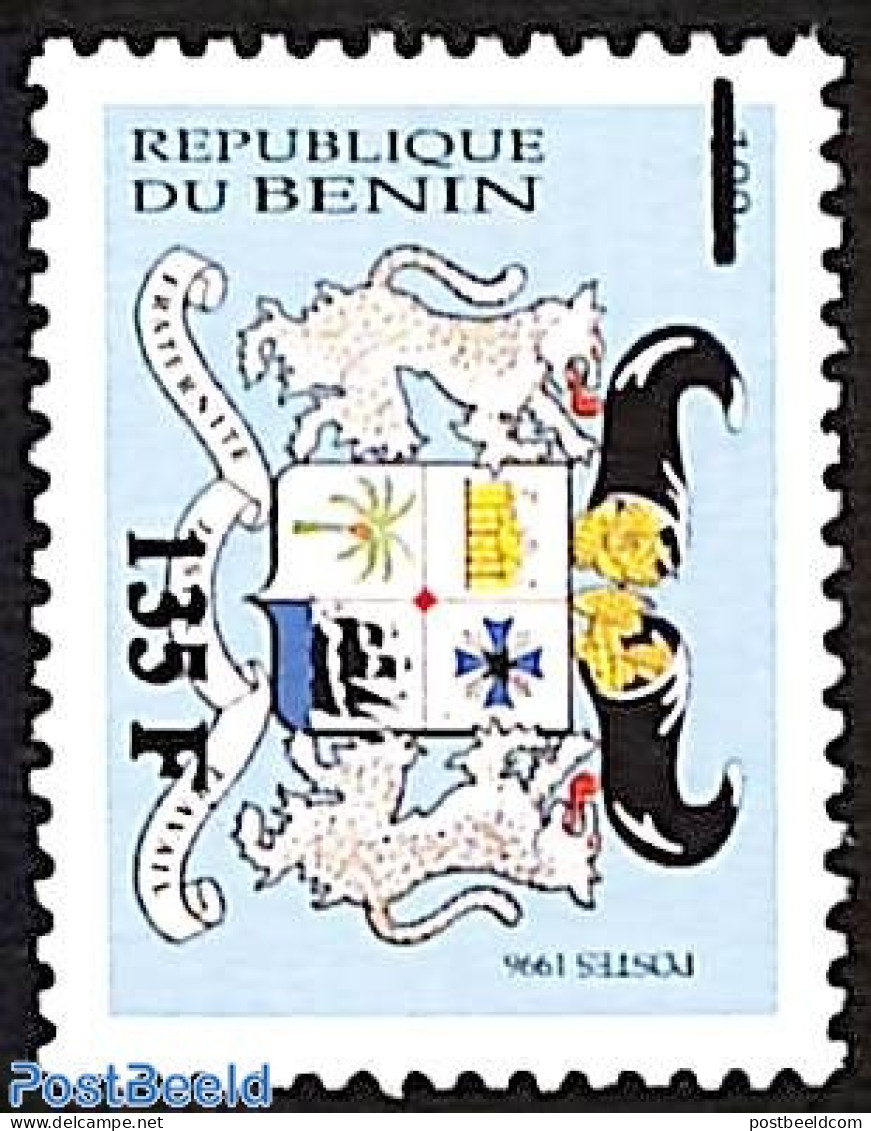 Benin 1998 Republique Du Benin, Overprint, Mint NH, Nature - Transport - Various - Cats - Trees & Forests - Ships And .. - Ongebruikt