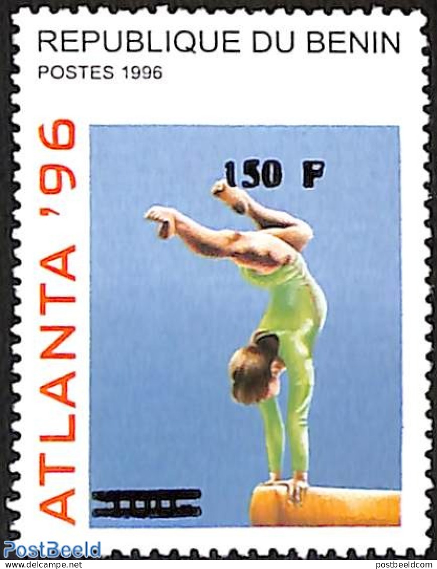 Benin 2000 Olympic Games Atlanta, Set Of 2 Stamps, Overprint, Mint NH, Sport - Olympic Games - Sport (other And Mixed) - Unused Stamps