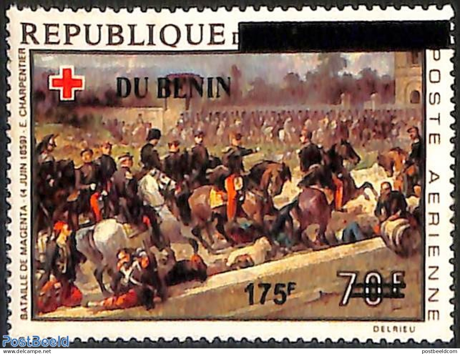 Benin 2007 Battle Of Magenta, Overprint, Mint NH, History - Nature - Various - History - Militarism - Horses - Errors,.. - Ongebruikt