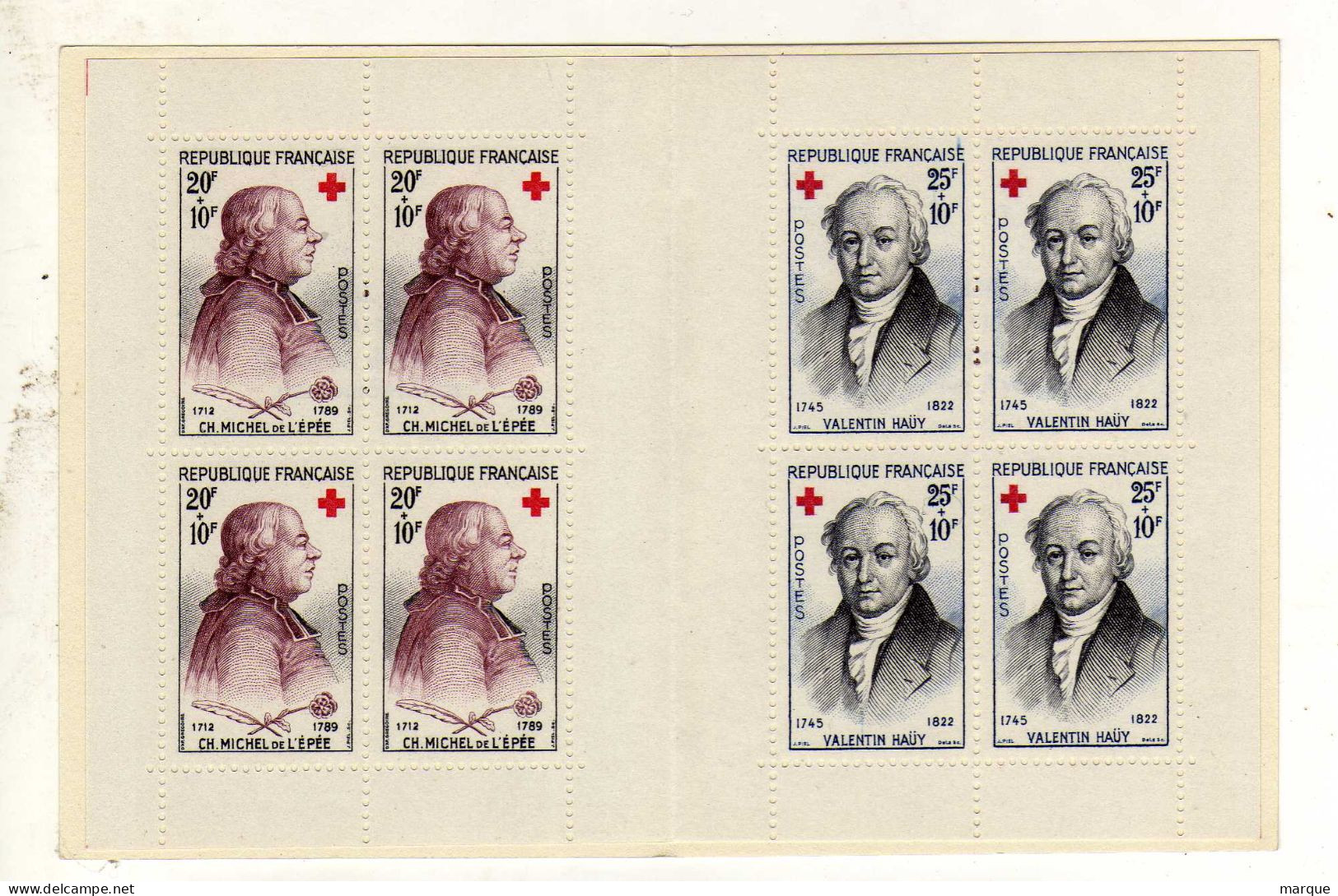 Carnet FRANCE Croix Rouge De 8 Timbres Année 1959 Neuf Xx - Red Cross