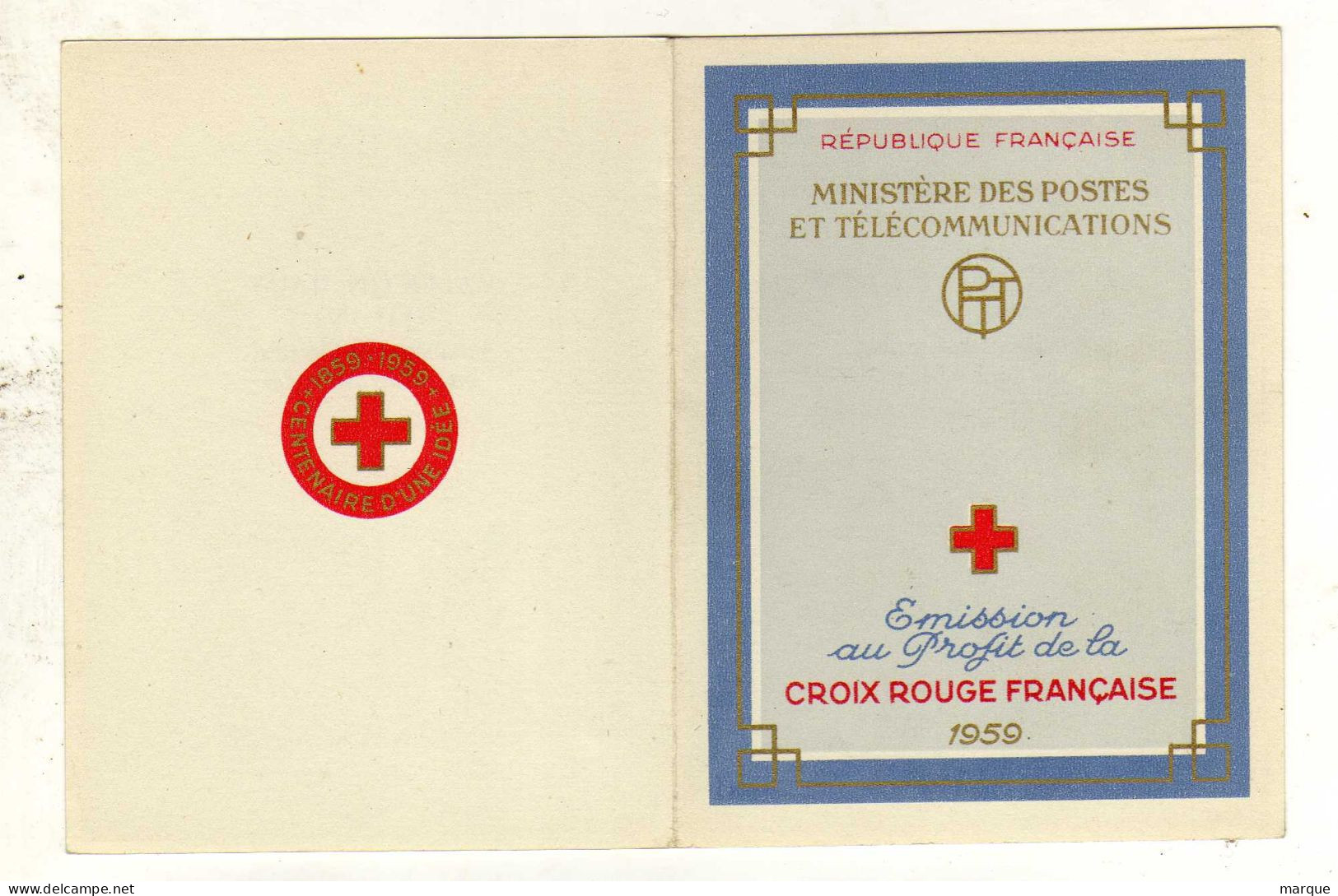 Carnet FRANCE Croix Rouge De 8 Timbres Année 1959 Neuf Xx - Cruz Roja