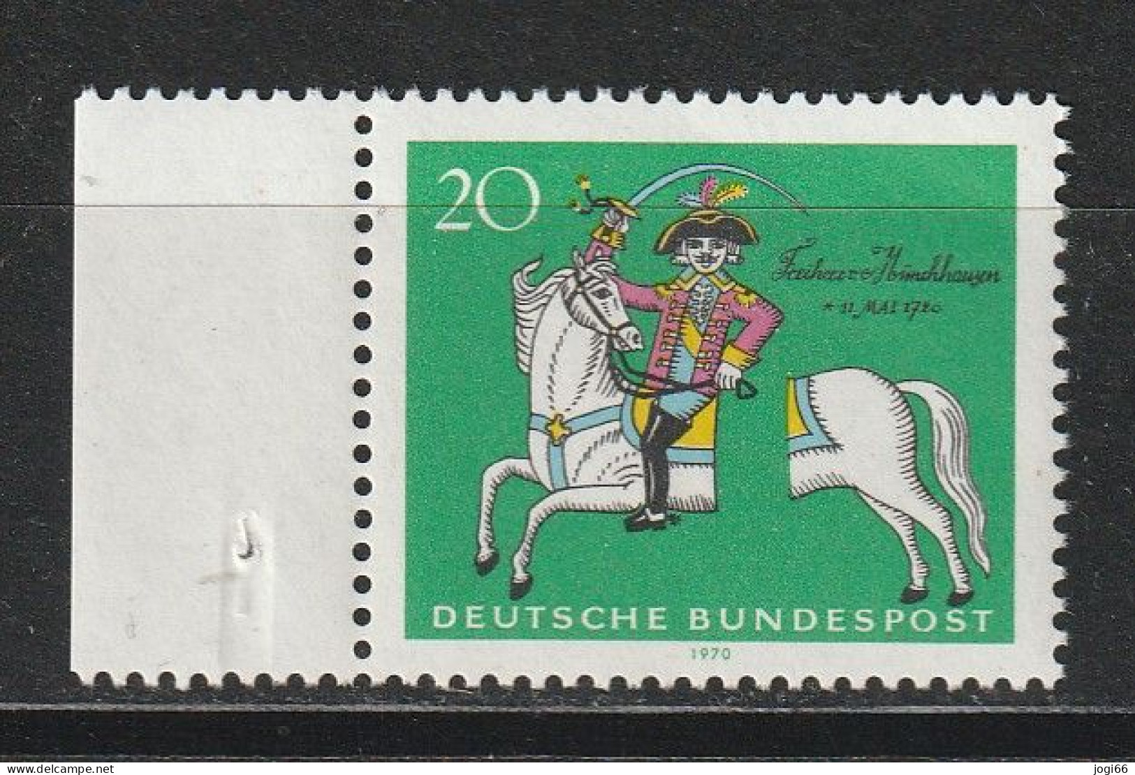 Bund Michel 623 Geburtstag Freiherr Von Münchhausen ** - Unused Stamps