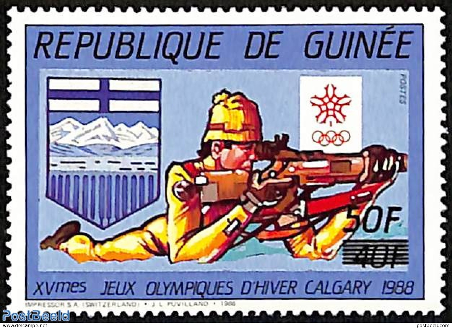 Guinea, Republic 2008 Olympic Wintergames, Overprint, Mint NH, Sport - Mountains & Mountain Climbing - Olympic Winter .. - Escalada