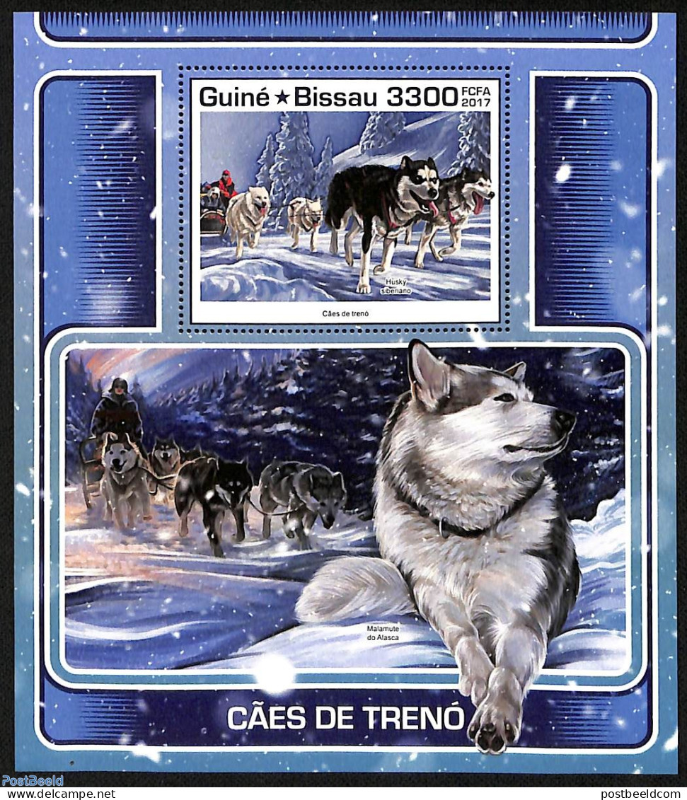 Guinea Bissau 2018 Alaskan Malamute, Dog, Mint NH, Nature - Dogs - Guinée-Bissau