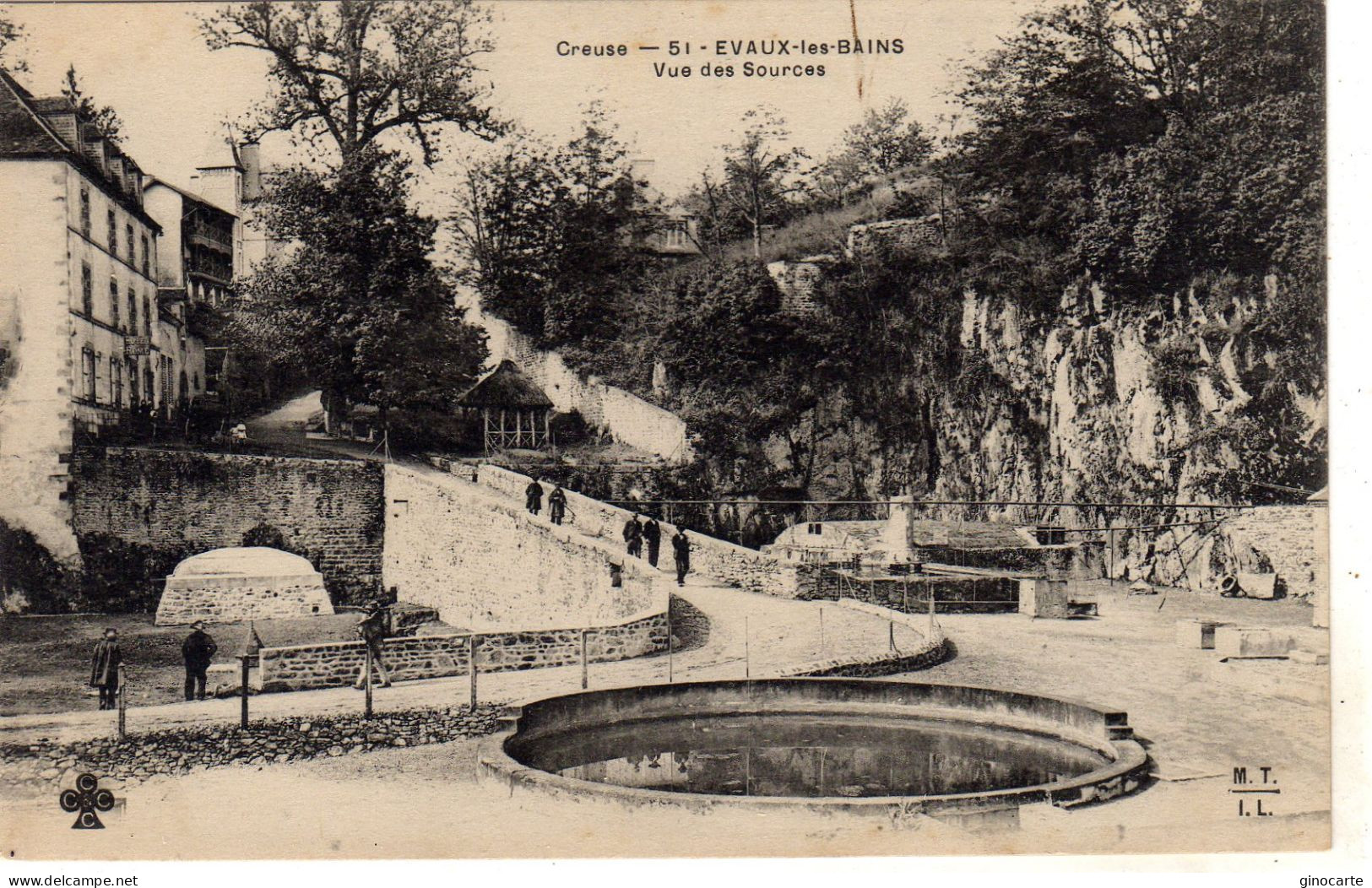 Evaux Les Bains Vue Des Sources - Evaux Les Bains