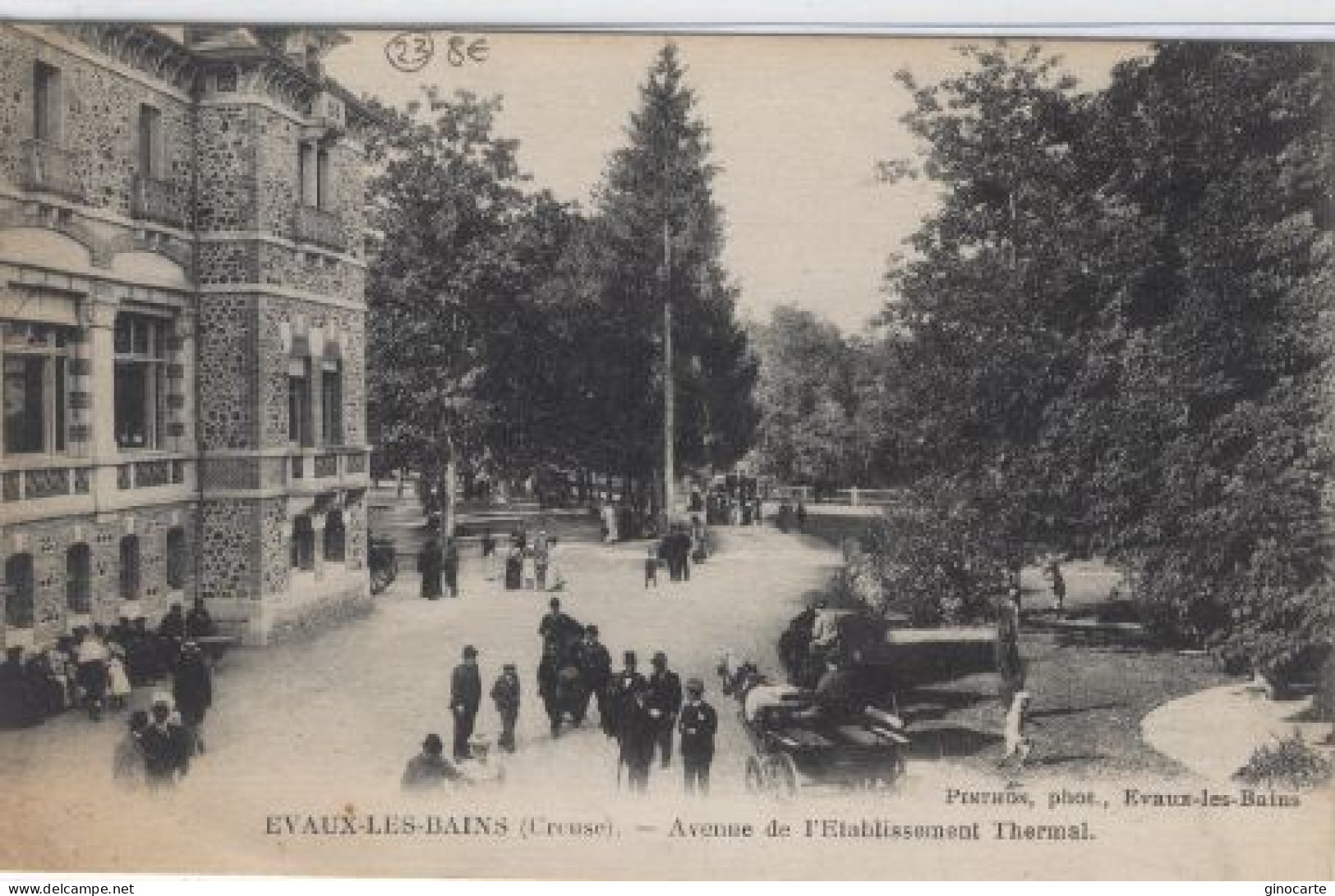 Evaux Les Bains Avenue De L'etablissement - Evaux Les Bains