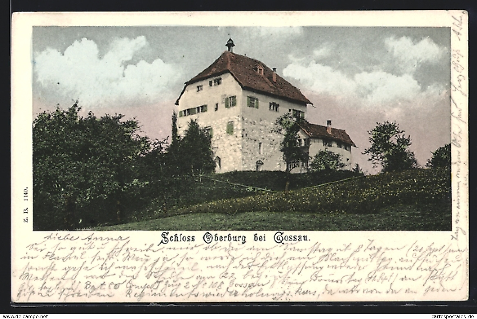 AK Gossau, Schloss Oberburg Um 1900  - Gossau