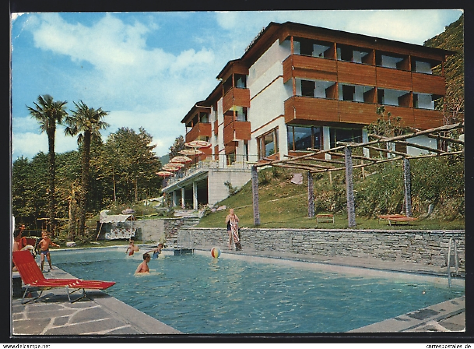 AK Contra, Albergo Meister H. Meister-Schmid Mit Freibad  - Sonstige & Ohne Zuordnung