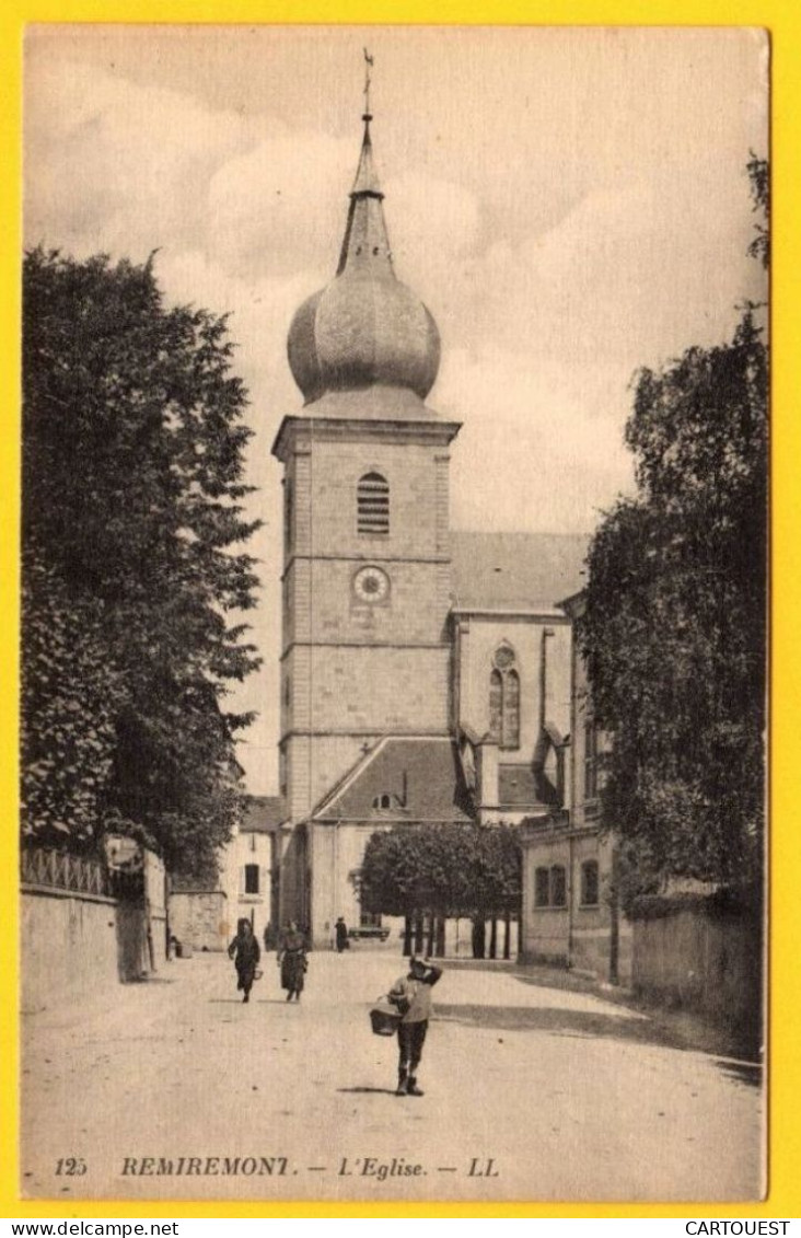 CPA Remiremont  église, Church, Kirche, Kerk, Old - Remiremont