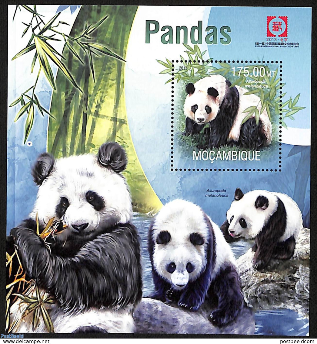 Mozambique 2013 Pandas, Mint NH, Nature - Pandas - Mosambik