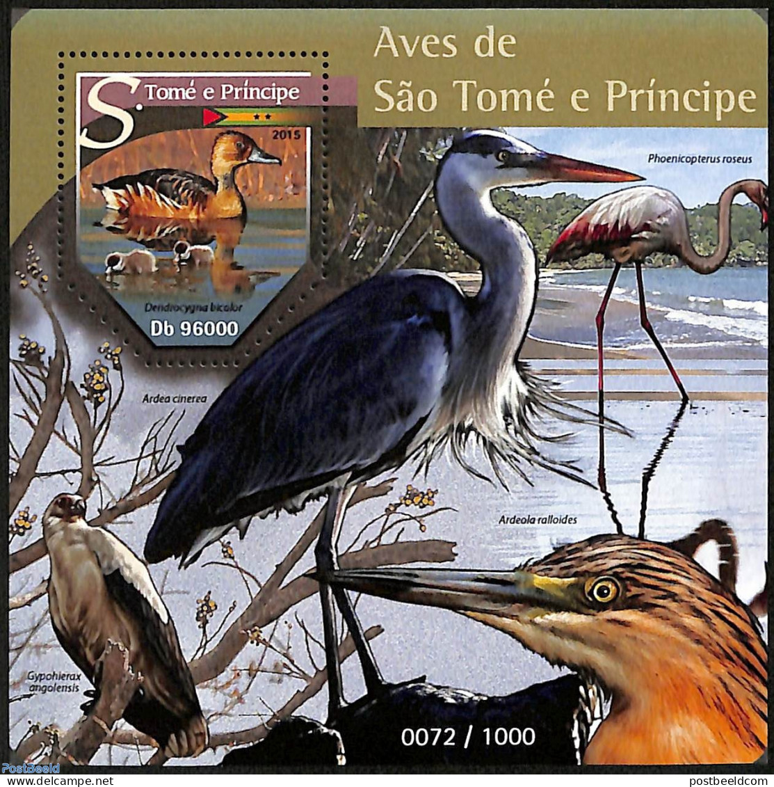 Sao Tome/Principe 2015 Birds, Mint NH, Nature - Birds - Sao Tome Et Principe