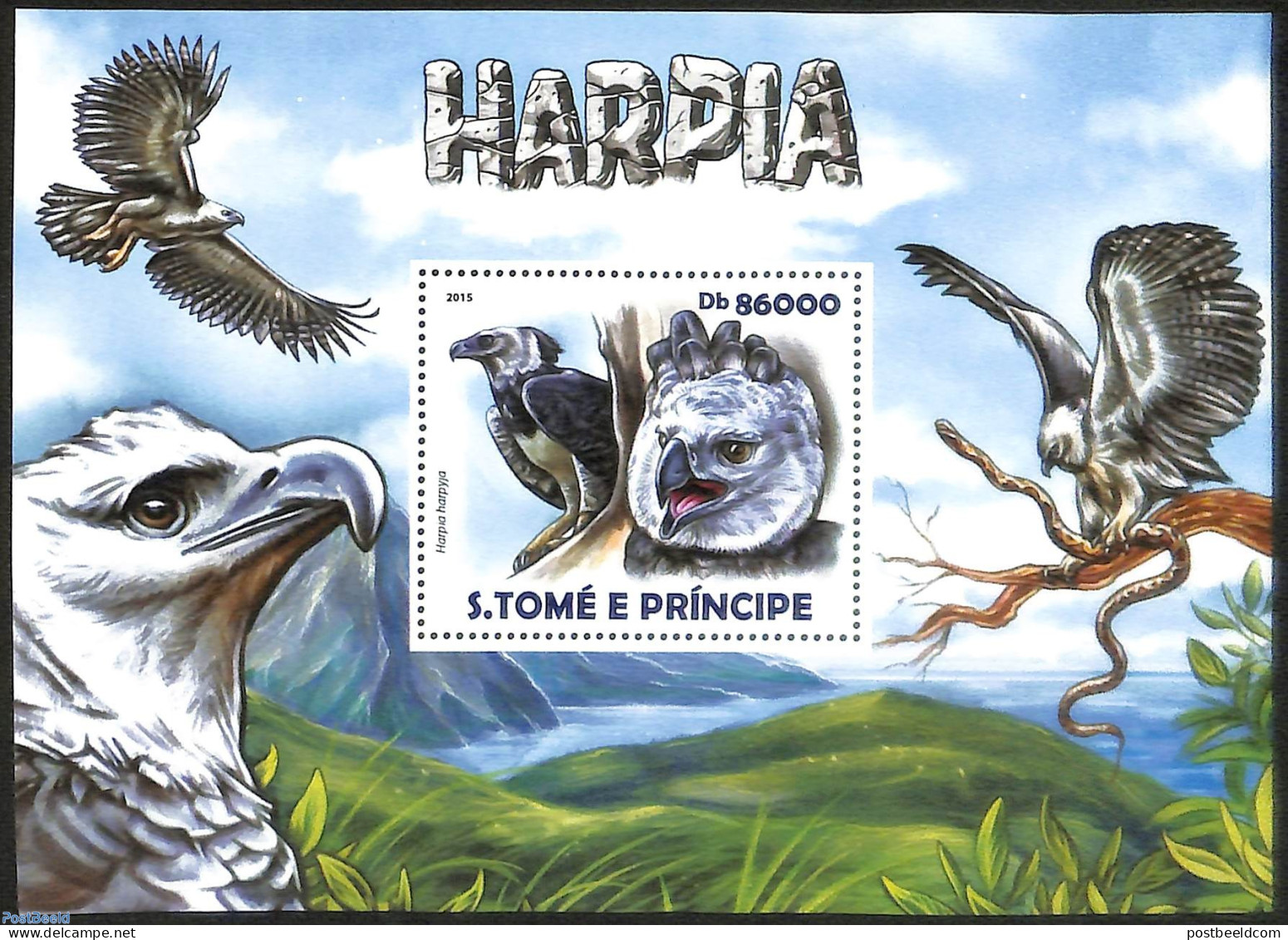 Sao Tome/Principe 2015 Birds Of Prey, Mint NH, Nature - Birds - Birds Of Prey - Sao Tome And Principe