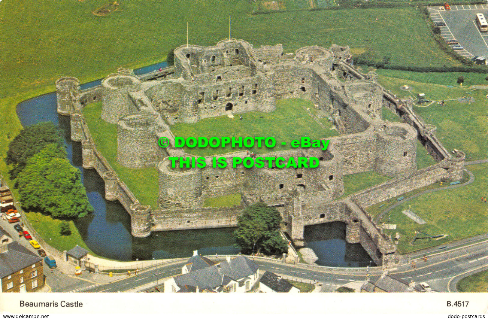 R525571 Beaumaris Castle. B. 4517. Dennis. Air Views - World