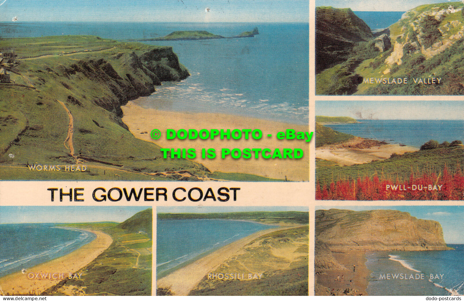 R525576 The Gower Coast. Salmon. 1983. Multi View - World