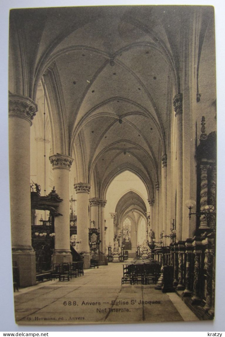 BELGIQUE - ANVERS - ANTWERPEN - Eglise Saint-Jacques - Nef Latérale - Antwerpen