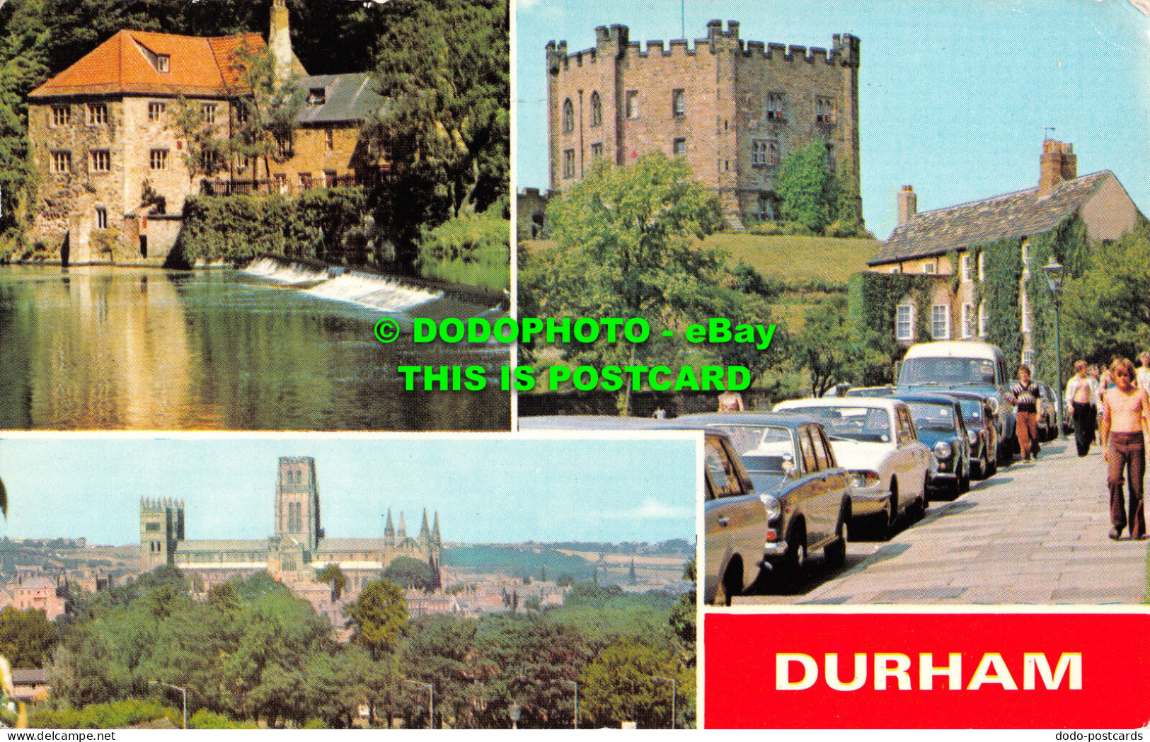 R525251 Durham. River Wear. The Cathedral. Castle Keep. E. T. W. Dennis. Photoco - World