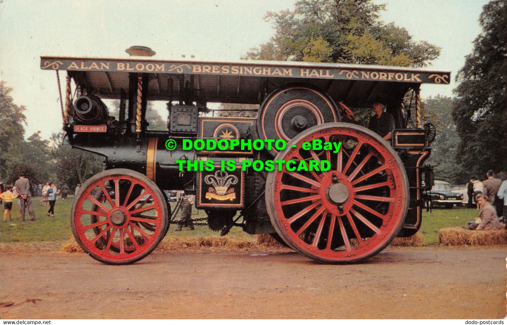 R525254 Black Prince A Burrell 8 N. H. P. Showmans Engine Of 1904. Restored From - Monde