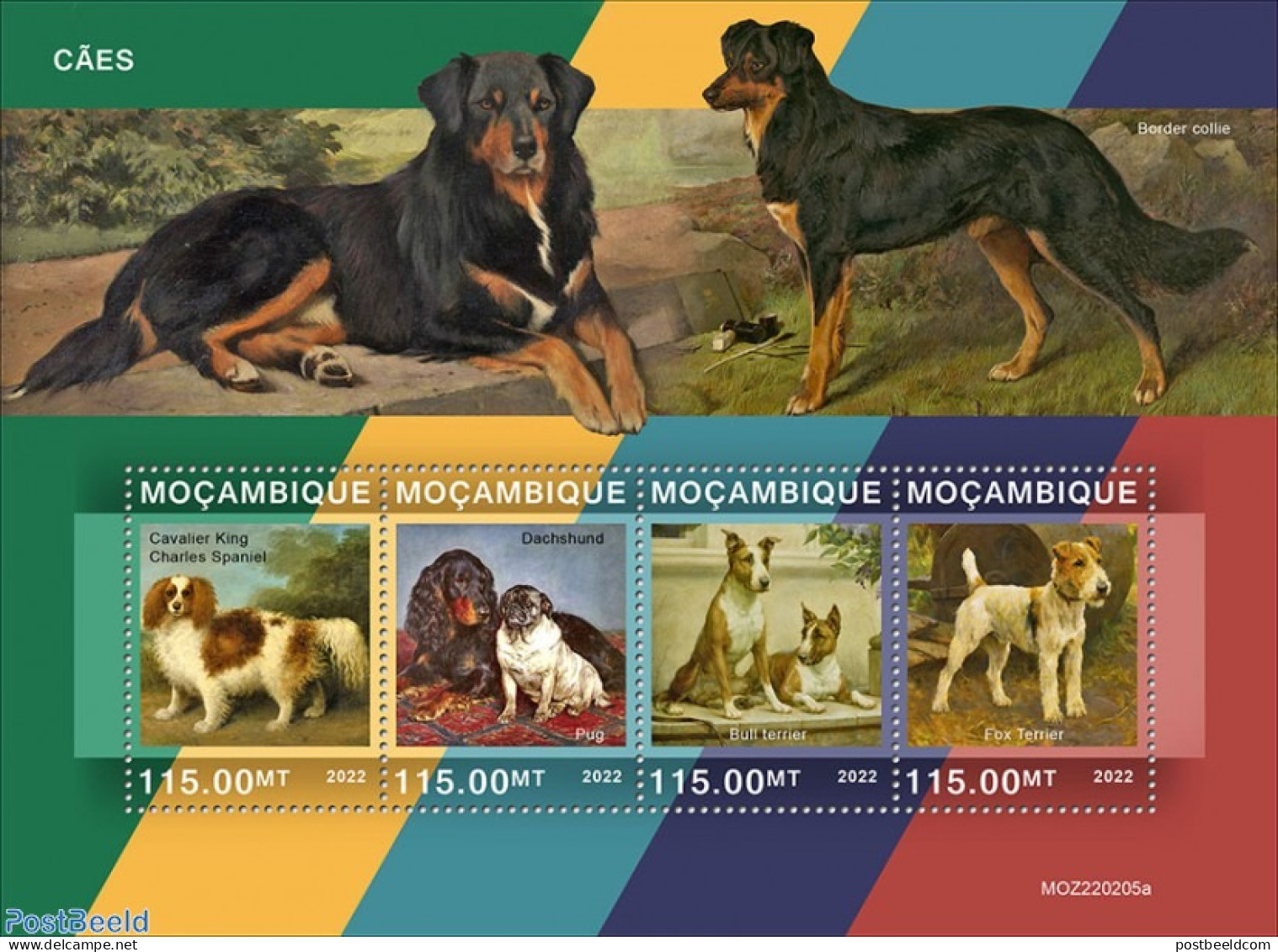 Mozambique 2022 Dogs, Mint NH, Nature - Dogs - Mosambik