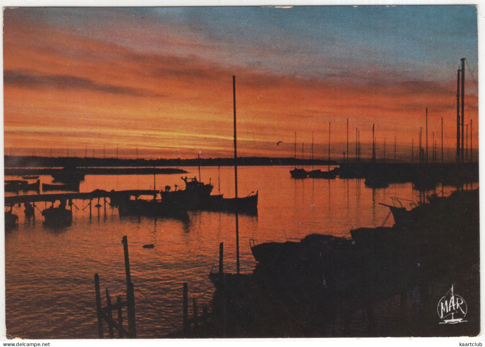 Golfe-Juan - Coucher De Soleil Sur Le Port - (France) - Vallauris