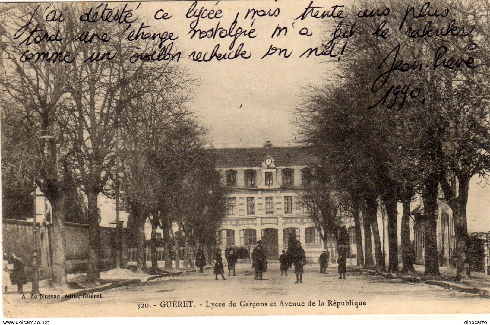 Gueret Lycée De Garcons Avenue De La Republique - Guéret