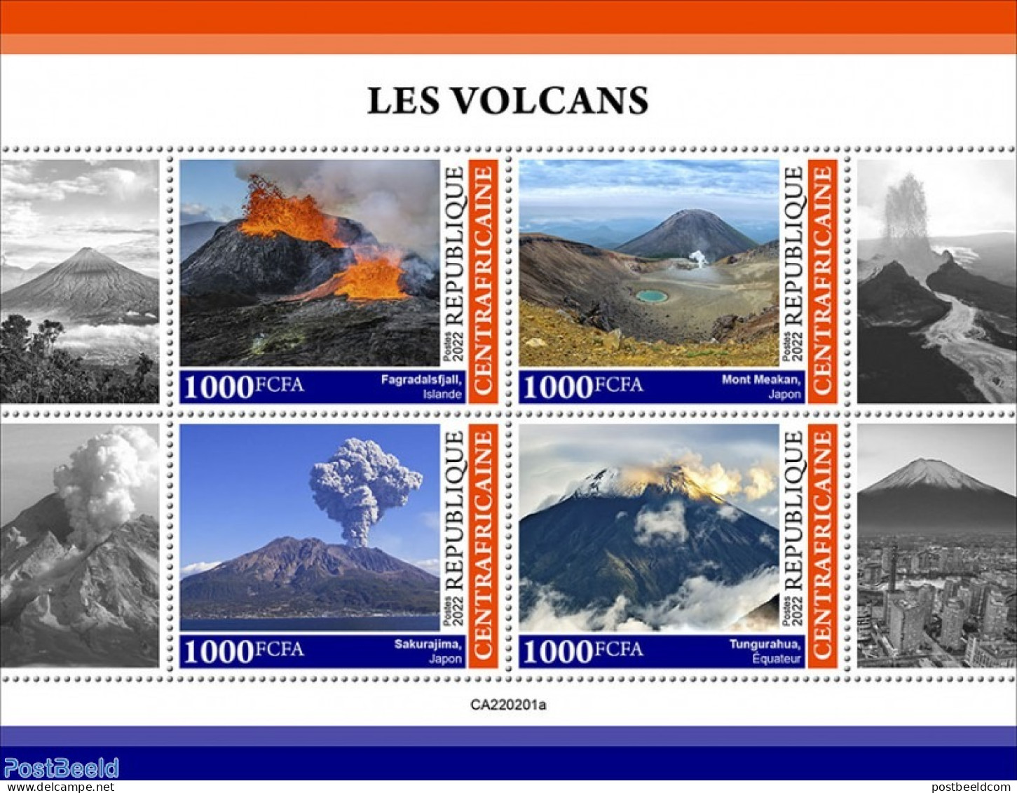 Central Africa 2022 Volcanoes, Mint NH, Sport - Mountains & Mountain Climbing - Arrampicata