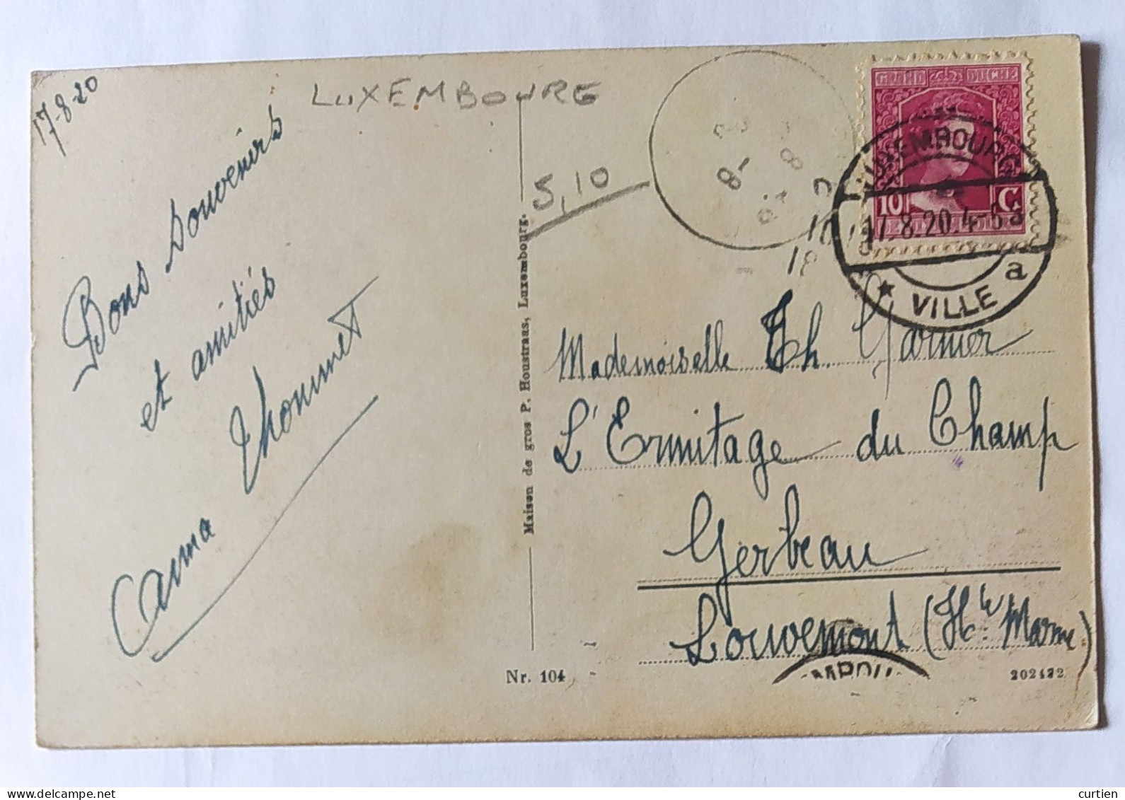 PFAFFENTHAL . Luxembourg . Une Vue A Reconnaitre . 1920 - Other & Unclassified