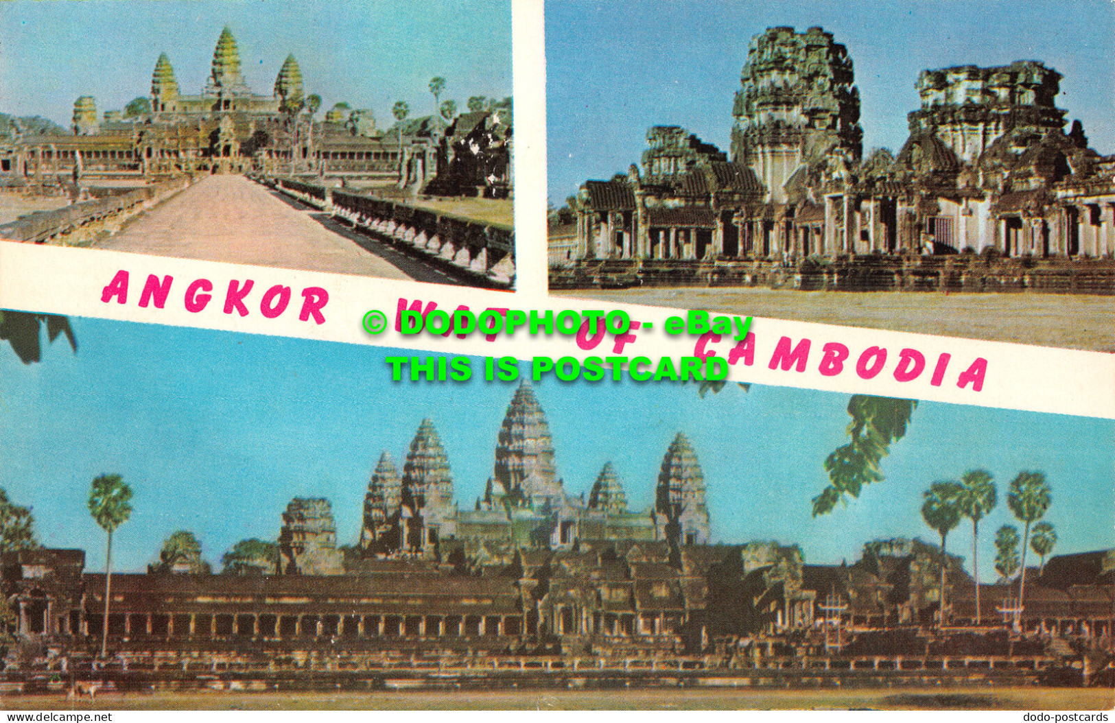 R525618 Angkor Wat Of Cambodia. Hotel International. 1968. Multi View - World