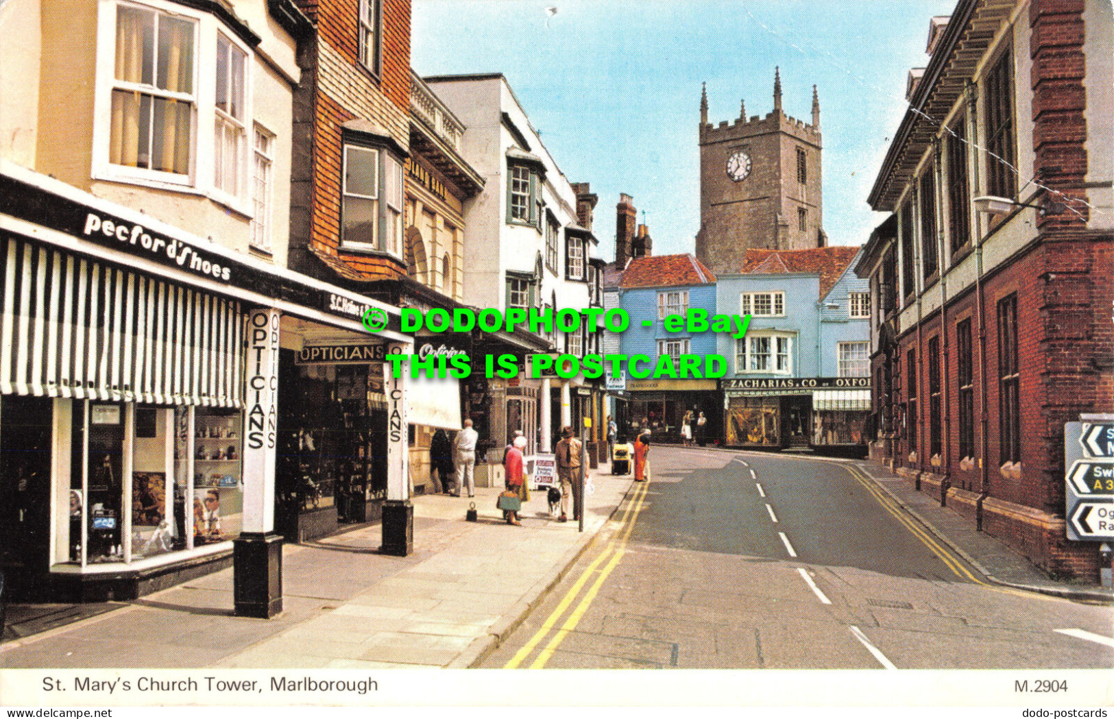 R525619 St. Marys Church Tower. Marlborough. M.2904. Dennis. 1980 - World