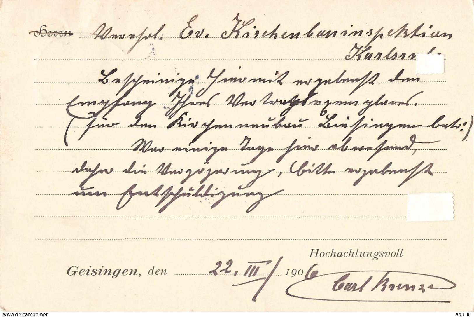 Bahnpost (Ambulant; R.P.O./T.P.O.) Konstanz-Offenburg (ZA2490) - Briefe U. Dokumente
