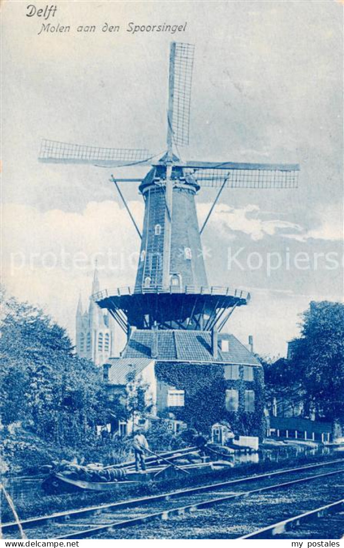 73793502 Delft NL Molen Aan Den Spoorsingel  - Otros & Sin Clasificación