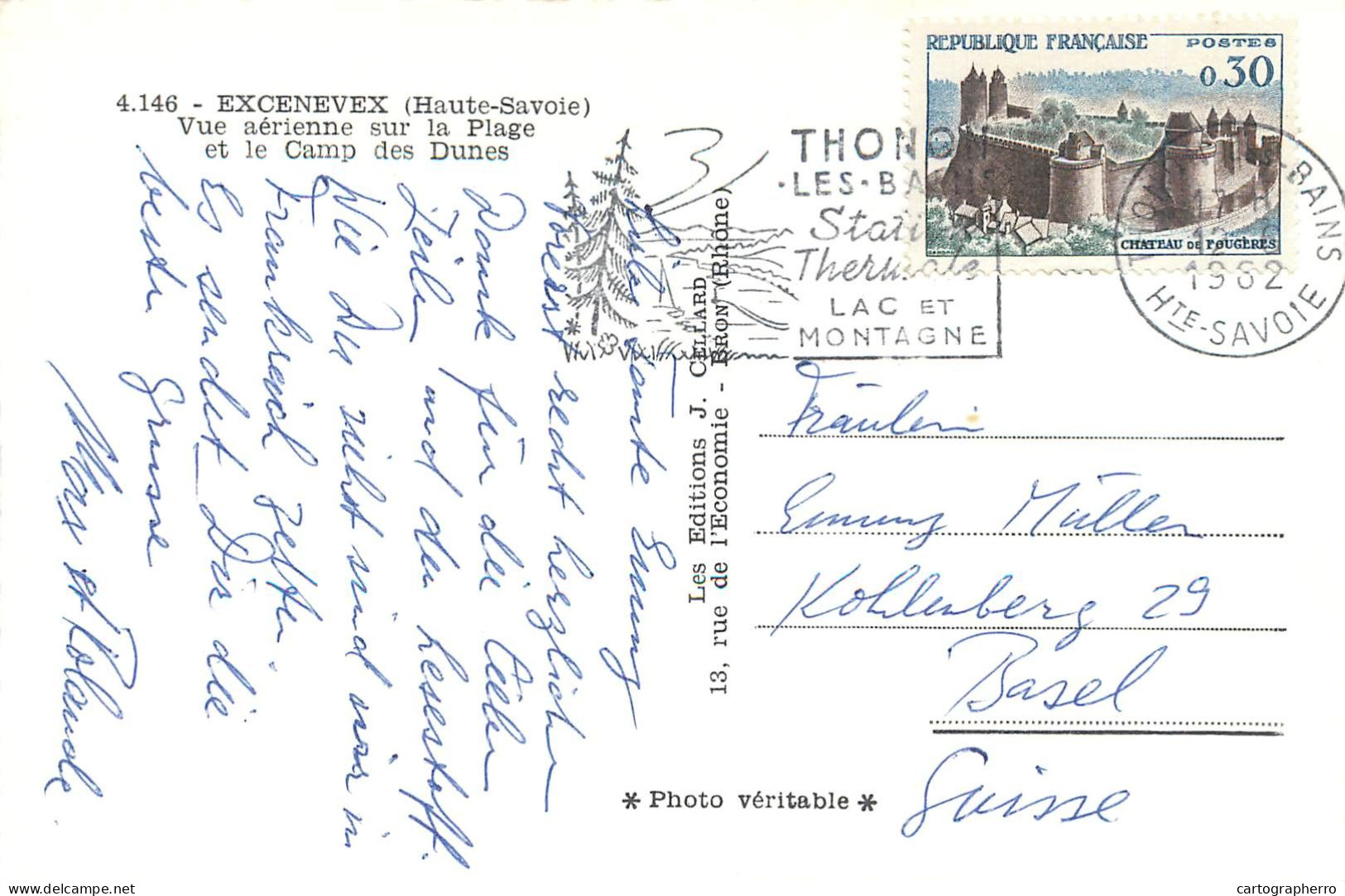 Postcard France Exceneveux - Other & Unclassified