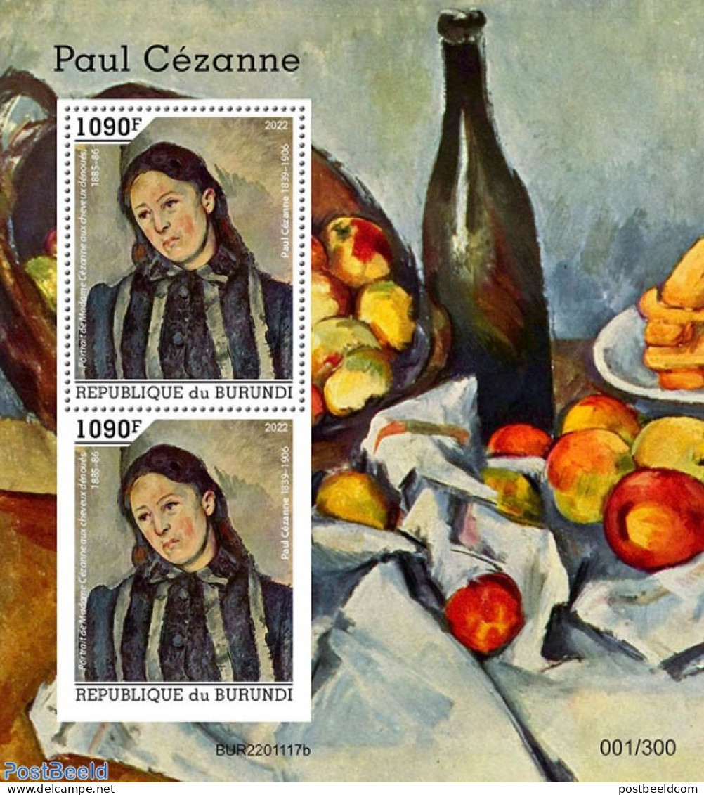 Burundi 2022 Paul Cezanne, Mint NH, Art - Paintings - Sonstige & Ohne Zuordnung