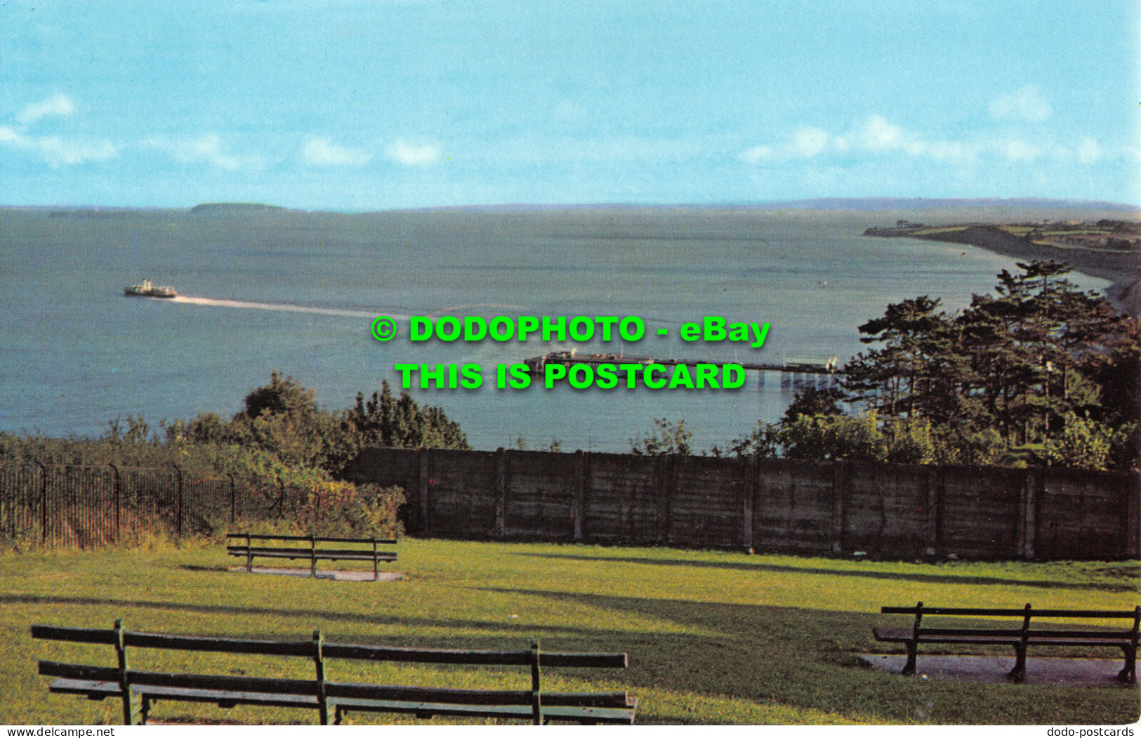 R525487 The Pier From Penarth Head. Photo Precision Limited. Colourmaster Intern - World