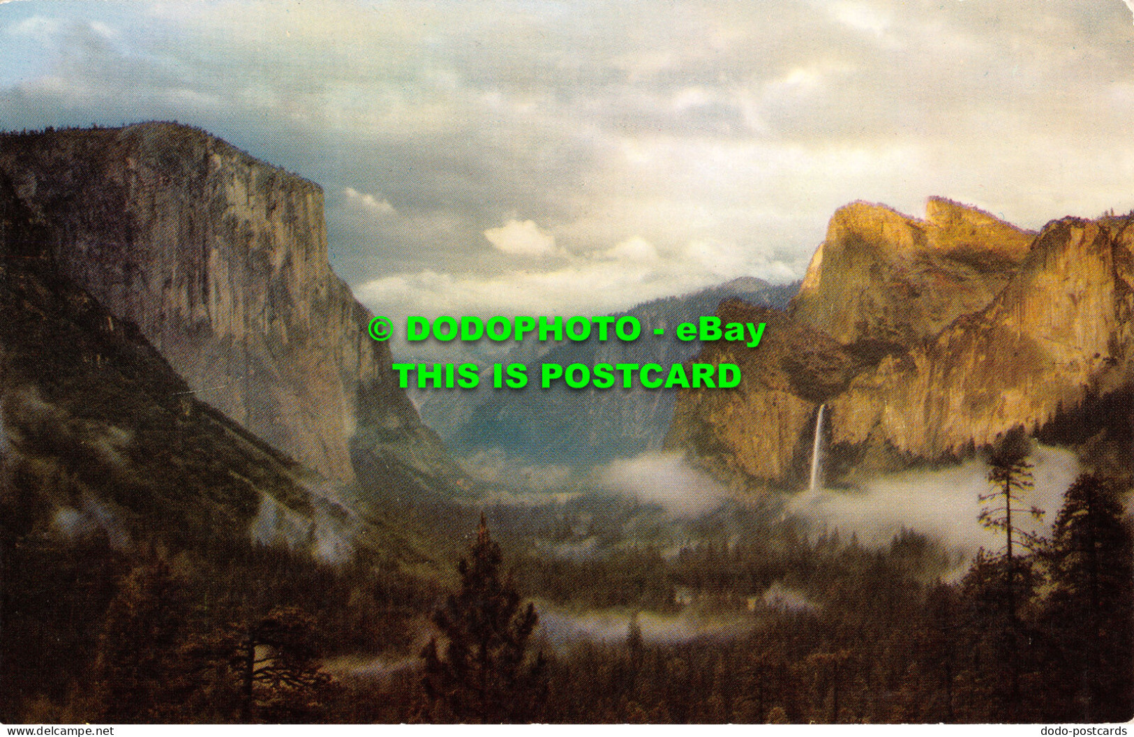 R525631 BSY 34. Yosemite Valley From Wawona Tunnel. Storm. H. S. Crocker - World