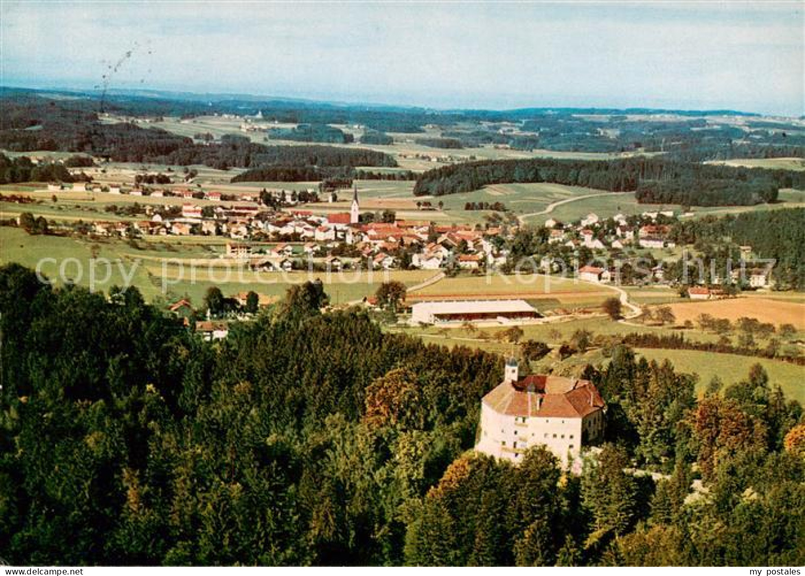 73793472 Amerang Panorama Mit Schloss Crailsheim Amerang - Other & Unclassified