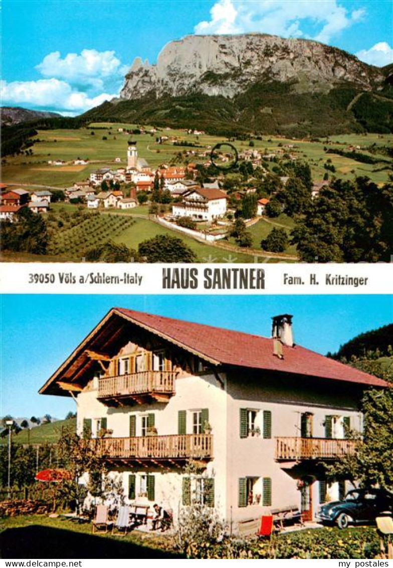 73793460 Voels Schlern Suedtirol IT Panorama Gaestehaus Pension Haus Santner  - Autres & Non Classés