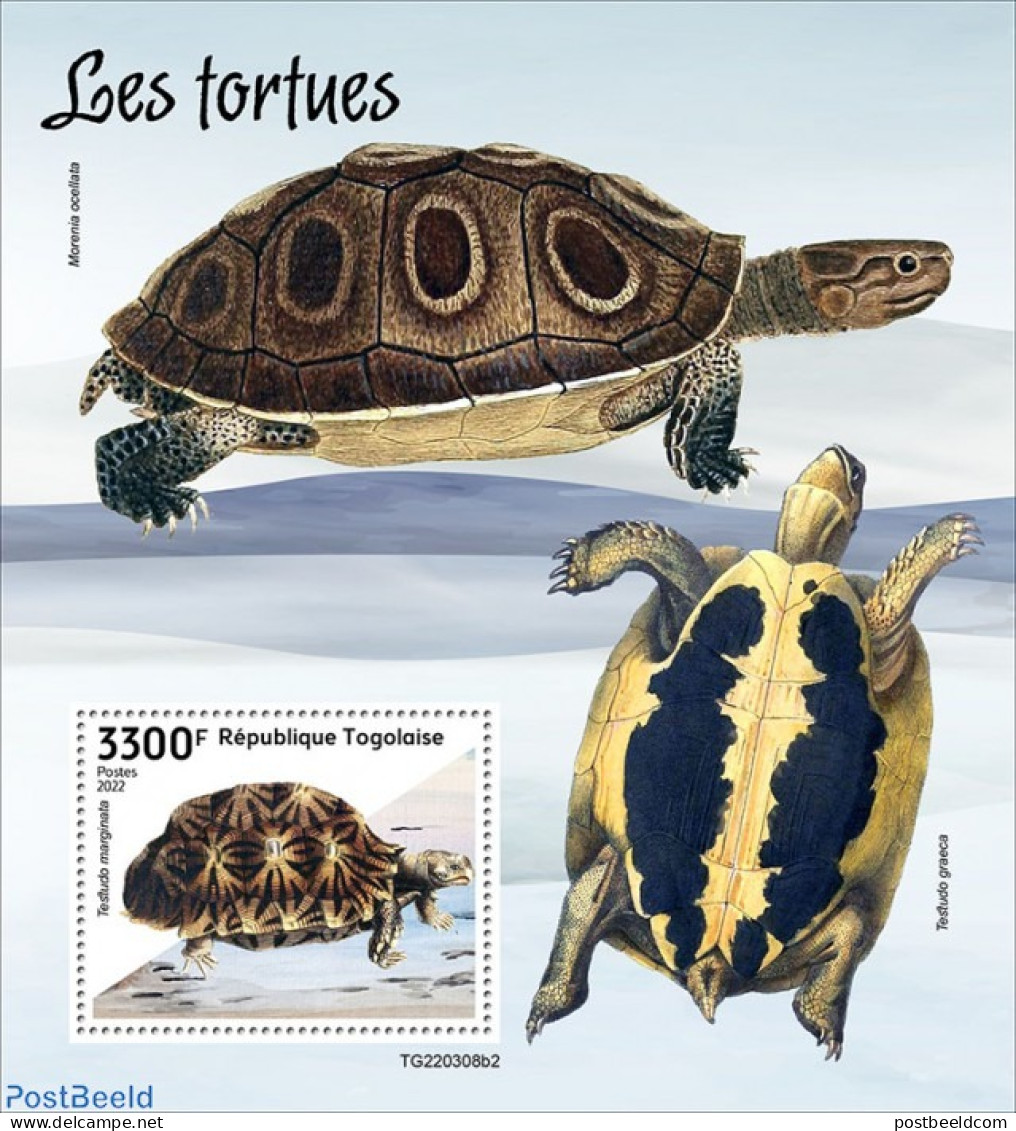 Togo 2022 Turtles, Mint NH, Nature - Turtles - Togo (1960-...)